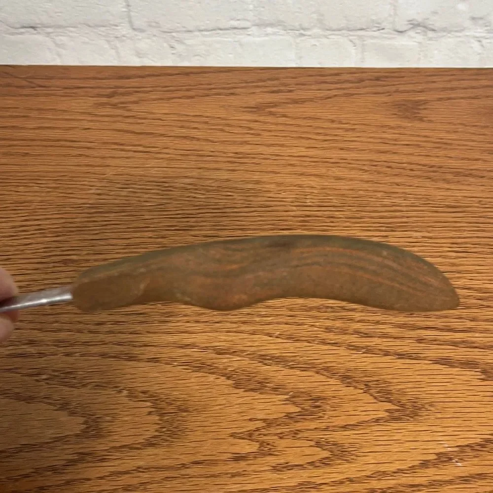 Cutco No.16 Stainless Steel Turner Spatula Marbled Brown Handle Vintage USA